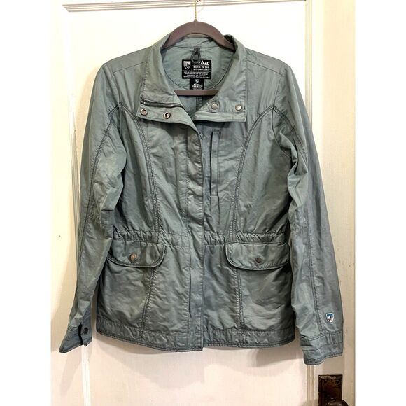 KUHL Projekt Blue Utility Full Zip Hiking Sports Jacket Coat Women's Size Medium - Picture 3 of 14